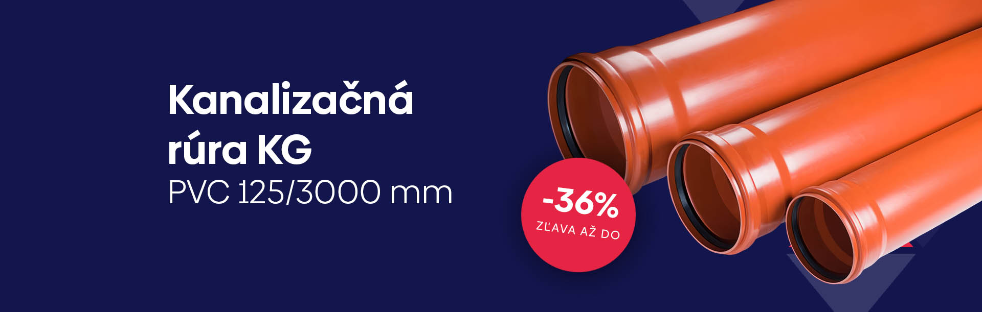 Kanalizačná rúra KG 125/3000 mm